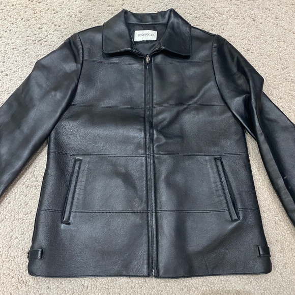 SOLD Italian Leather Jacket - Picture 1 of 5